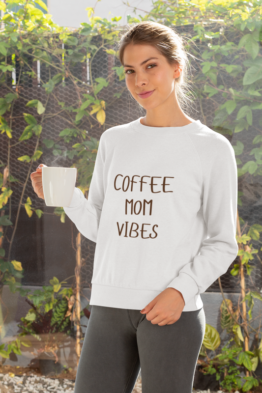 Coffee Mom Vibes Crewneck Sweatshirt