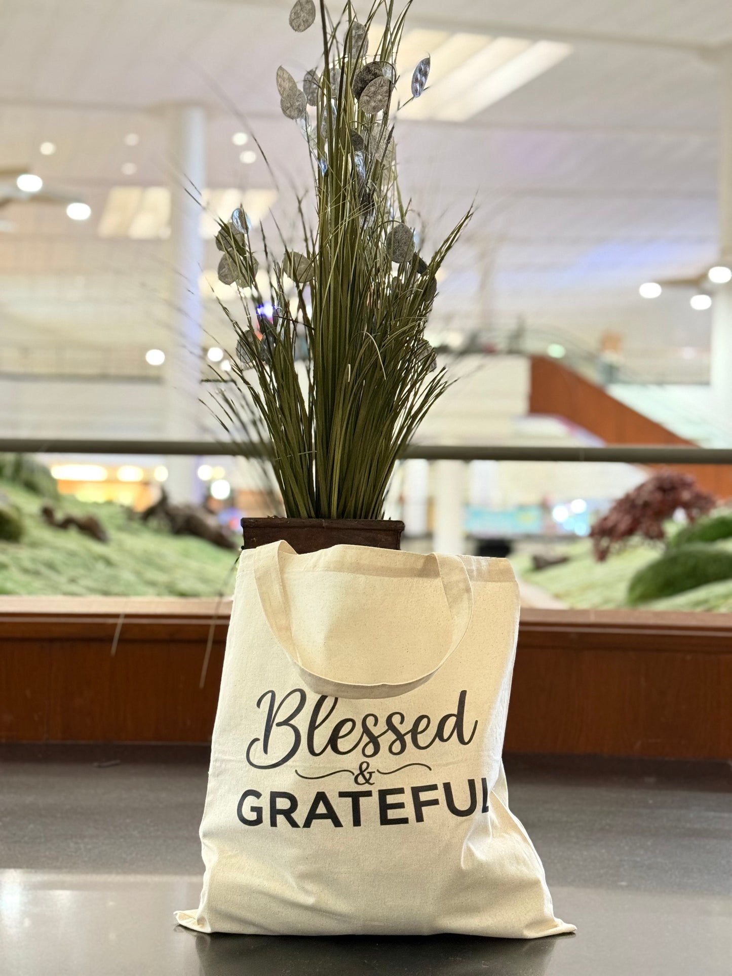 Blessed & Grateful Tote Bag