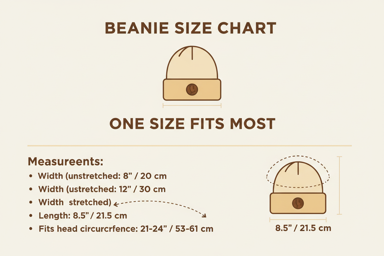 Beanie Size Chart