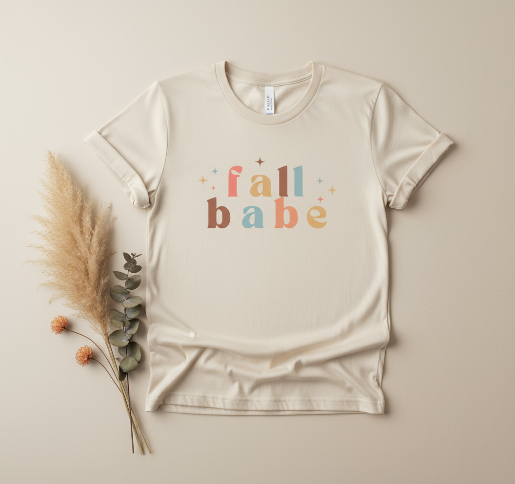 Fall Babe Shirt - Cream